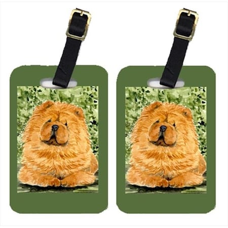Carolines Treasures SS8709BT Chow Chow Luggage Tag - Pair 2; 4 X 2.75 In.